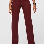FIGS Kade Cargo Scrub Pants in Burgundy Size S Photo 0