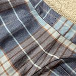 STAUD  Women’s Pirouette Pants Kick Flare Contemporary French Blue Mega Plaid S Photo 11