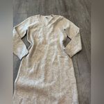Topshop  Cream Long Sleeve Dress Photo 7