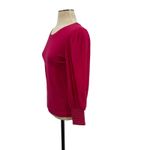 Nation Ltd Loren Tee Blouse Top Puff Balloon Long Sleeve Berry Pink Size XS Photo 3