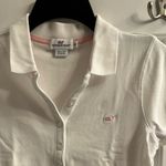 Vineyard Vines White Pink Logo Polo Sz M Photo 2