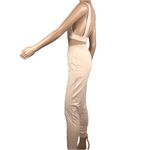 superdown Set Women XS Nude Crop Top Loungewear Cottage Athletic Everyday EUC Photo 7