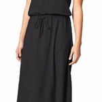 Athleta  Novella Hi Lo Black‎ Dress Built-In Bra Size 2 Style 462994 Photo 0