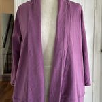 Pacas Pima alpaca open cardigan Purple Size M Photo 0