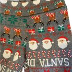 No Boundaries Christmas Leggings Holiday Santa Reindeer New Womens Junior Medium Photo 7