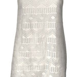 Xhilaration  small ivory Mini Dress off white Lace Sleeveless shift summer dress​ Photo 0