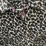 BKE  Black and White Leopard Print Button Down Shirt- Like new!!! Photo 4