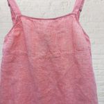 Athleta Voyager 100% Linen Tank Top S - Sunset Glow Pink Photo 6