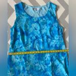 Dress Barn  Women's Blue Floral Sleeveless Size 20W (See Pics For Measurements) Photo 4