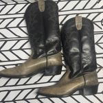 Texas Boot Company Brown/Tan Cowboy boots size 5 Black Photo 1