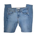 ZARA Raw Hem Skinny Jeans Light Wash Womens 6 Photo 3