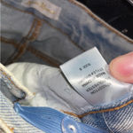 Minaa Monroe Thigh High Double Denim Jeans Women Sz S Streetwear Casual Country Blue Photo 8