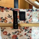 Full Tilt  Sheer Cream Floral Button Up Blouse Size XS Photo 2