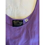 Bob Mackie Wearable Art Women's 2X Linen Blend Purple 2 pc Jacket & Tank Cutouts Photo 6