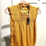 Cable & Gauge 💛 Gold/Yellow Top Small NWT🏷️ Photo 2