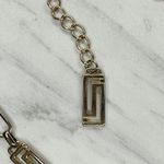 Greek Key Gold Tone Chain Belt One Size (OS) Adjustable Hook Closure ✨ Photo 9