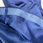 Sherri Hill Pink, Navy Empire Waist Strapless Mermaid Full Length Formal Gown 0 Photo 14