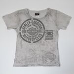 Harley Davidson Y2K 2016  Gold Stud Logo Shirt Photo 2