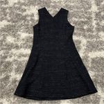 Theysken’s Theory Diklah Black and Blue Tweed Dress Size 2 Photo 6