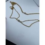 Vintage 52” long double chain necklace. Boho festival layering. Gold Photo 4
