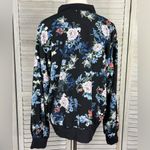 Bomber Jacket Lightweight Black/Multi Floral Photo 2