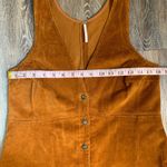 Free People  Rolling Thunder Burnt Orange Corduroy Mini Dress XS Photo 6