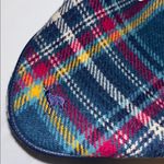 NESS..SCOTTISH BRAND TEAL WOOL PLAID TARTAN KISS LOCK HAND BAG Blue Photo 13