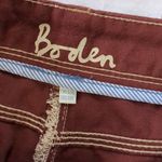 BODEN burgundy everyday mini skirt size 8 Photo 1