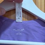 Urban Outfitters  Out From Under Size Large Purple Ribbed Crop Top Bra. Photo 2