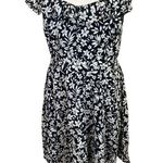 Old Navy Black floral flutter short dress Photo 0