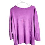 Merona Purple Ribbed Hem Wrap Sweater 1X Photo 1