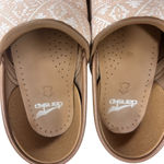 Dansko Jute Pro Canvas Clogs Tan Cream Ikat Print Photo 6