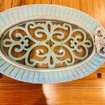 John Wind Gold and White Cotton Pearl Hoop Earrings Photo 2