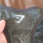 Gymshark Womens Sports Bra Activewear Size XS Crop Top Logo Workout Gray Stretch Photo 10