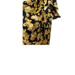 Banana Republic cowl neck floral navy blue yellow white Sleeveless Top Photo 7