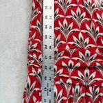 Boden Sleeveless Dress Red White Green‎ Geometric Print Casual Size US 6R Photo 2