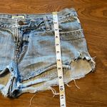 Abercrombie & Fitch  Denim Jean Shorts Shorty Distressed Y2K Daisy Dukes Size 4 Photo 1