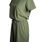 Mondetta  Active Wear Dress Size XS Army Green Pockets Drawstring Waist Stretch Photo 2