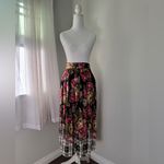 Talbots Vintage Y2K J.G. Hook Floral Print Pleated A-Line Midi Skirt Photo 2