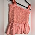 Foreign Exchange  CeCico NWT Sleeveless Ruched Striped Tank Top Women’s Sz L Photo 1