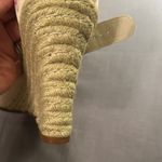 Cole Haan  8.5 t strap Cream and Pink wedge Heels rope Photo 5