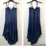 Cinq à Sept Cinq A Sept Soliel Flowy Layered Ruffle Dress Blue Navy 4 Photo 3