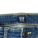 Gap Denim Girlfriend Ankle Jeans Medium Blue Washed Mid Photo 7