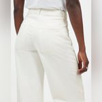 Madewell NWT  Women’s Superwide-Leg Jeans - Size 26 - True White Photo 6