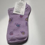 J.Crew Makeup Graphic Print Purple Ankle Socks NWT Sz OS Photo 6