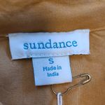 Sundance  MUSTARD RUFFLE ACCENT BUTTON FRONT LONG LINE HI LOW TUNIC BLOUSE S NWT Photo 11