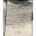 White Top Blue Jean Leaves Silver Flowers Embellished Half Zipper Size XXL‎ Photo 2