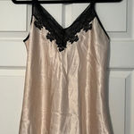 Oscar de la Renta Vintage  Lace Satin Baby Doll Tank Top Y2K Whimsigoth Fairy Photo 0