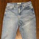 We The Free  Straight Leg High Rise Jeans Size 29 Cotton Light Wash Free People Photo 1