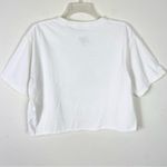 Blue 84 White Coranado Island California Cropped Graphic Tshirt Photo 1